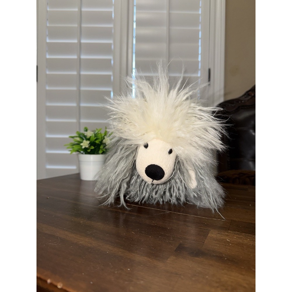 Jellycat London Charming Chaucer  Sheepdog Plush Stuffed Animal Preowned